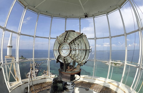 the light of lighthouse beacon